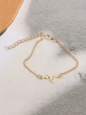 Mental Decorate Chain Bracelet