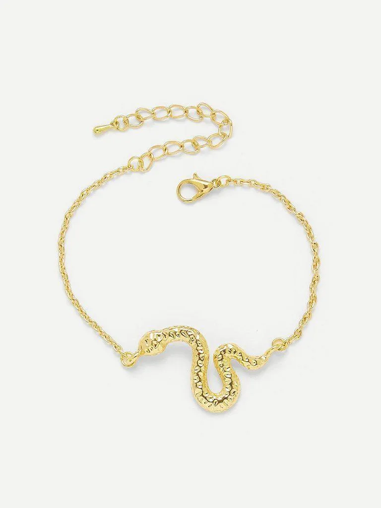 Metal Snake Design Chain Bracelet
