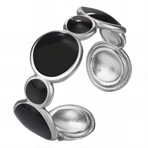 Midnight Orbit Statement Ring – Stainless Steel