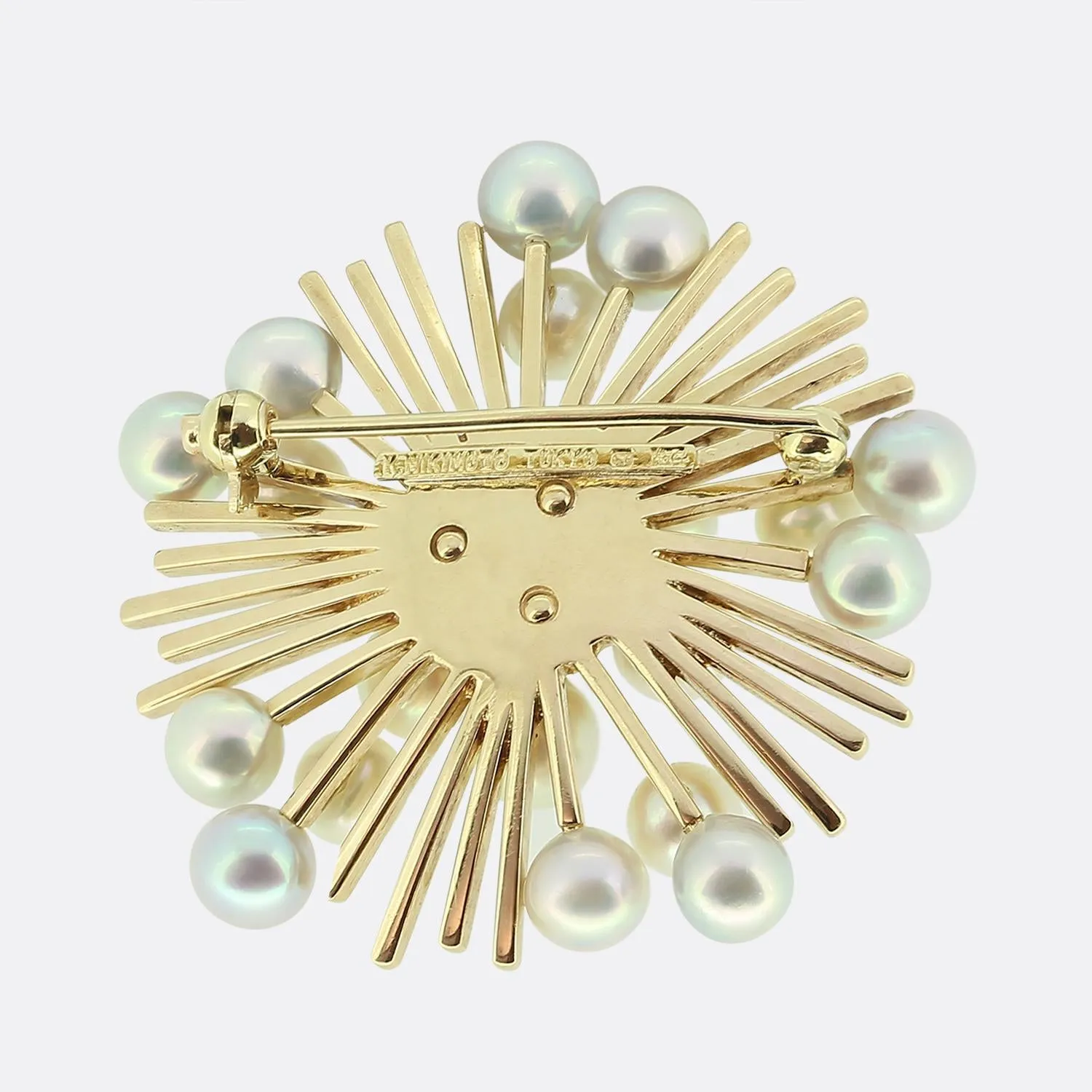 Mikimoto Pearl Starburst Brooch