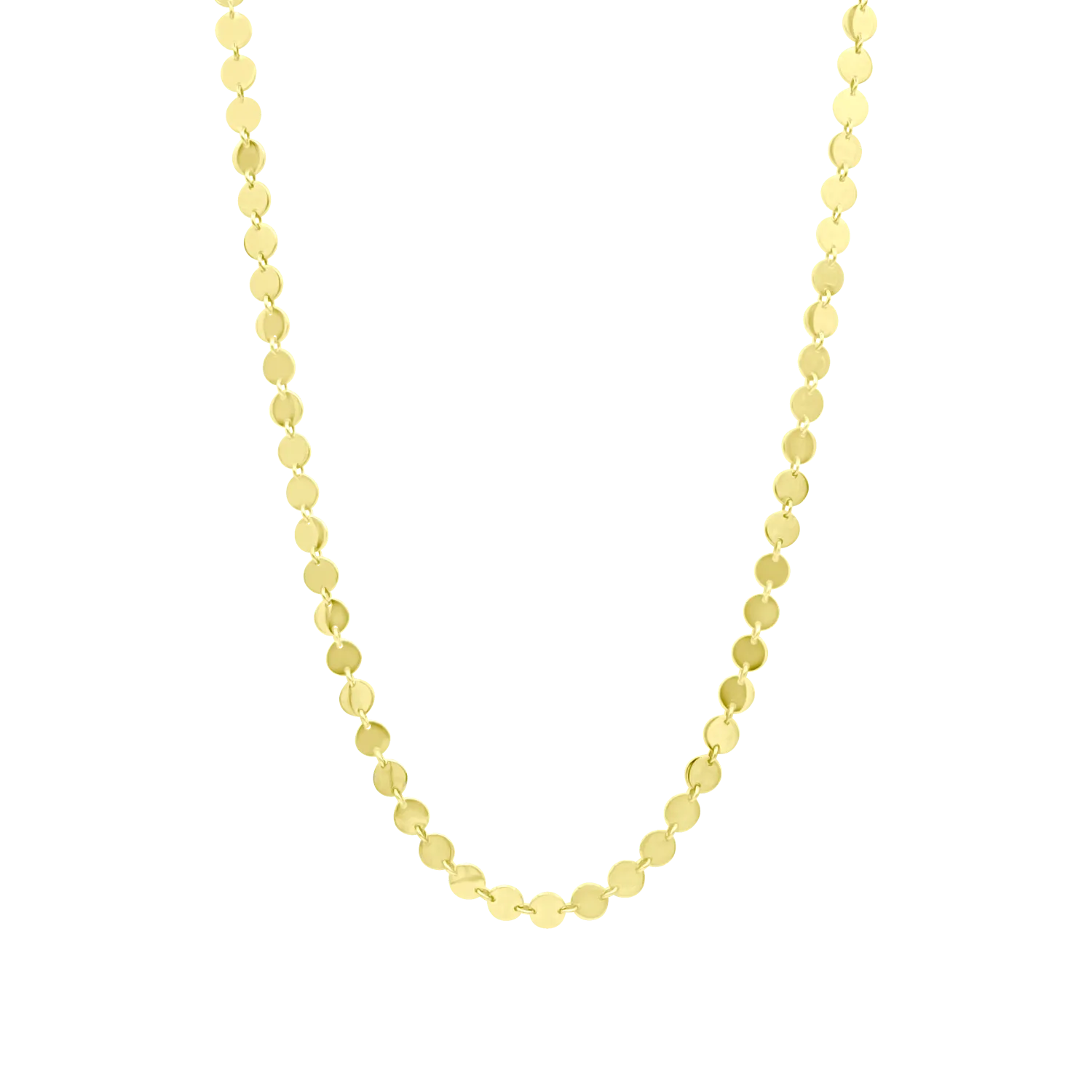 Mini Gypsy Disc Link Necklace