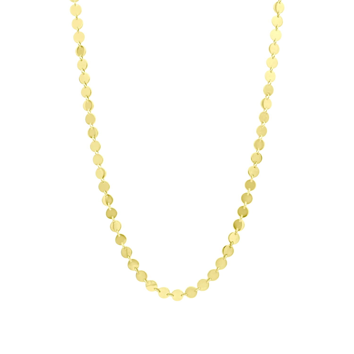 Mini Gypsy Disc Link Necklace