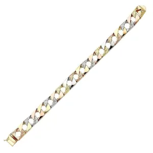 Mix Gold Cuban Bracelet
