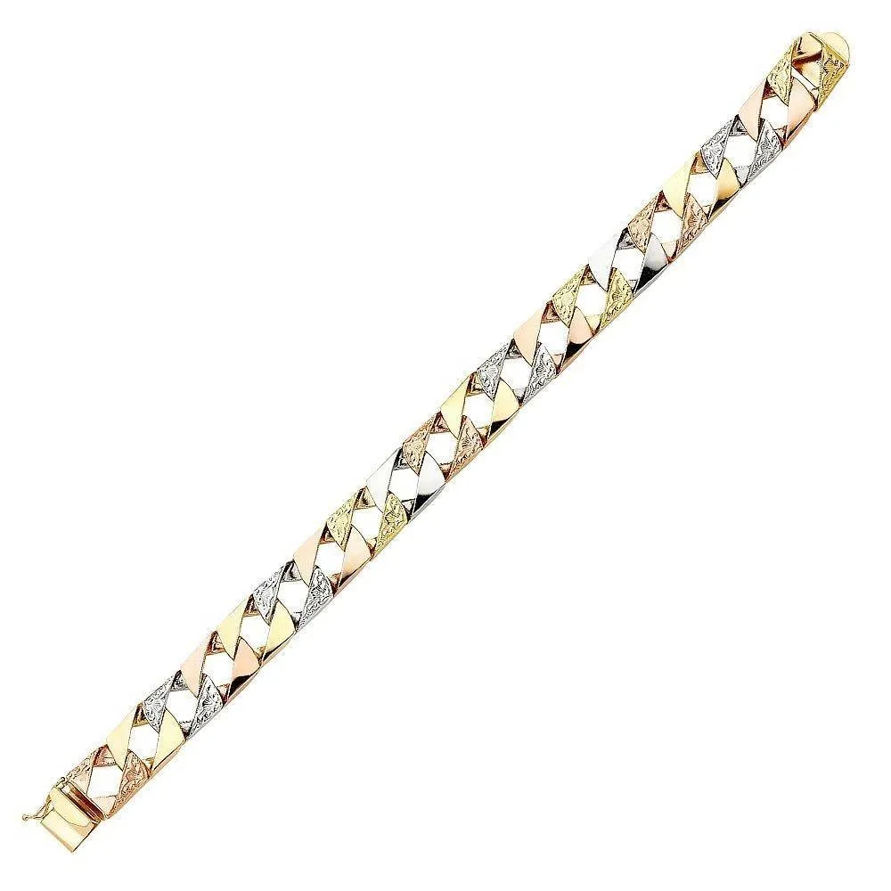 Mix Gold Cuban Bracelet