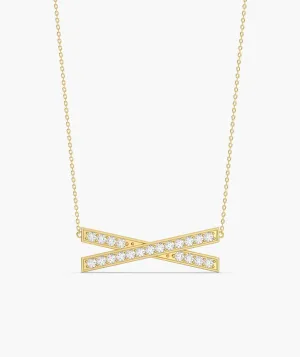 Modern Lines Diamond Necklace