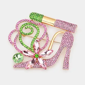 More Crystal Brooches