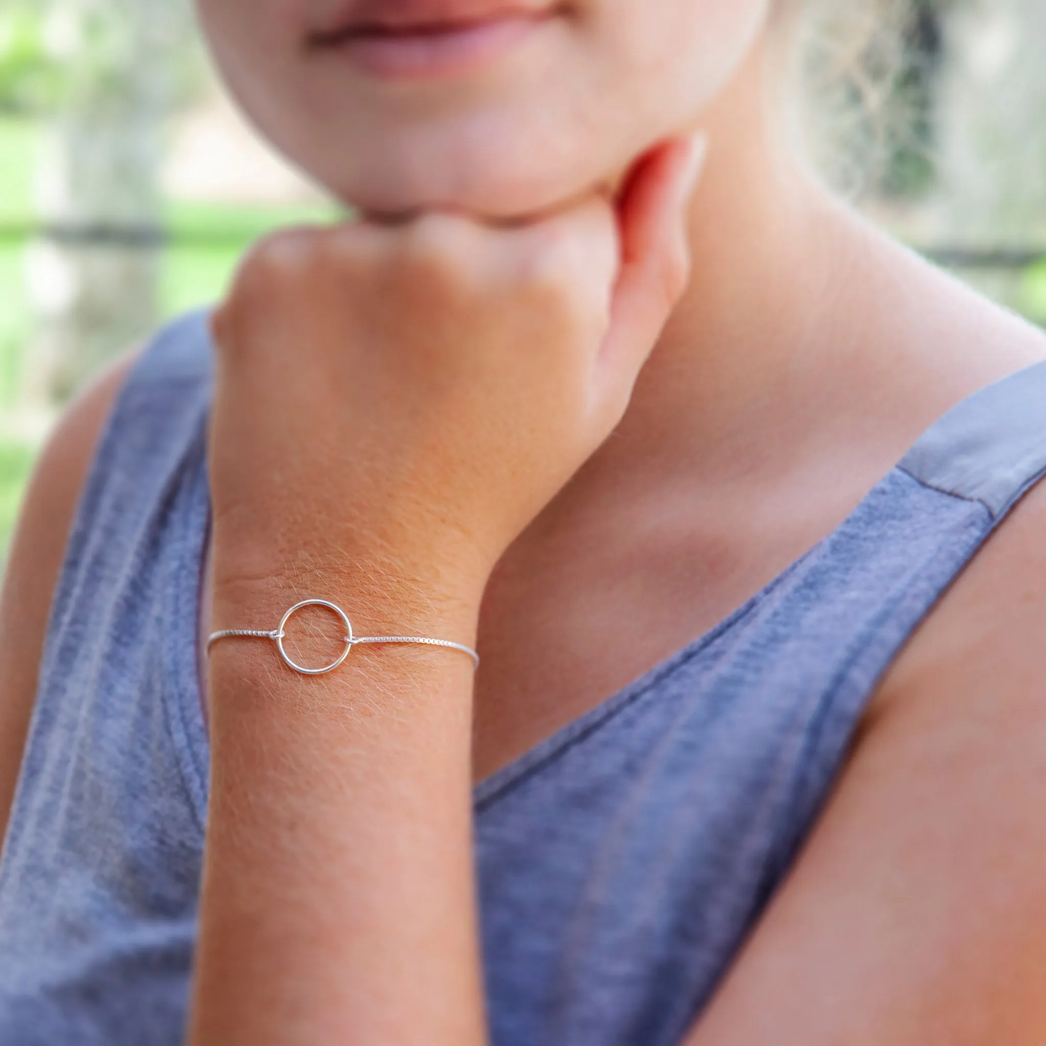 Mother's Day Jewelry - Mother In Law Sterling Silver Bracelet - Personalized