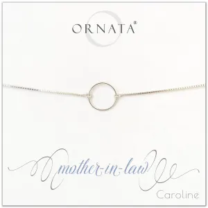 Mother's Day Jewelry - Mother In Law Sterling Silver Bracelet - Personalized