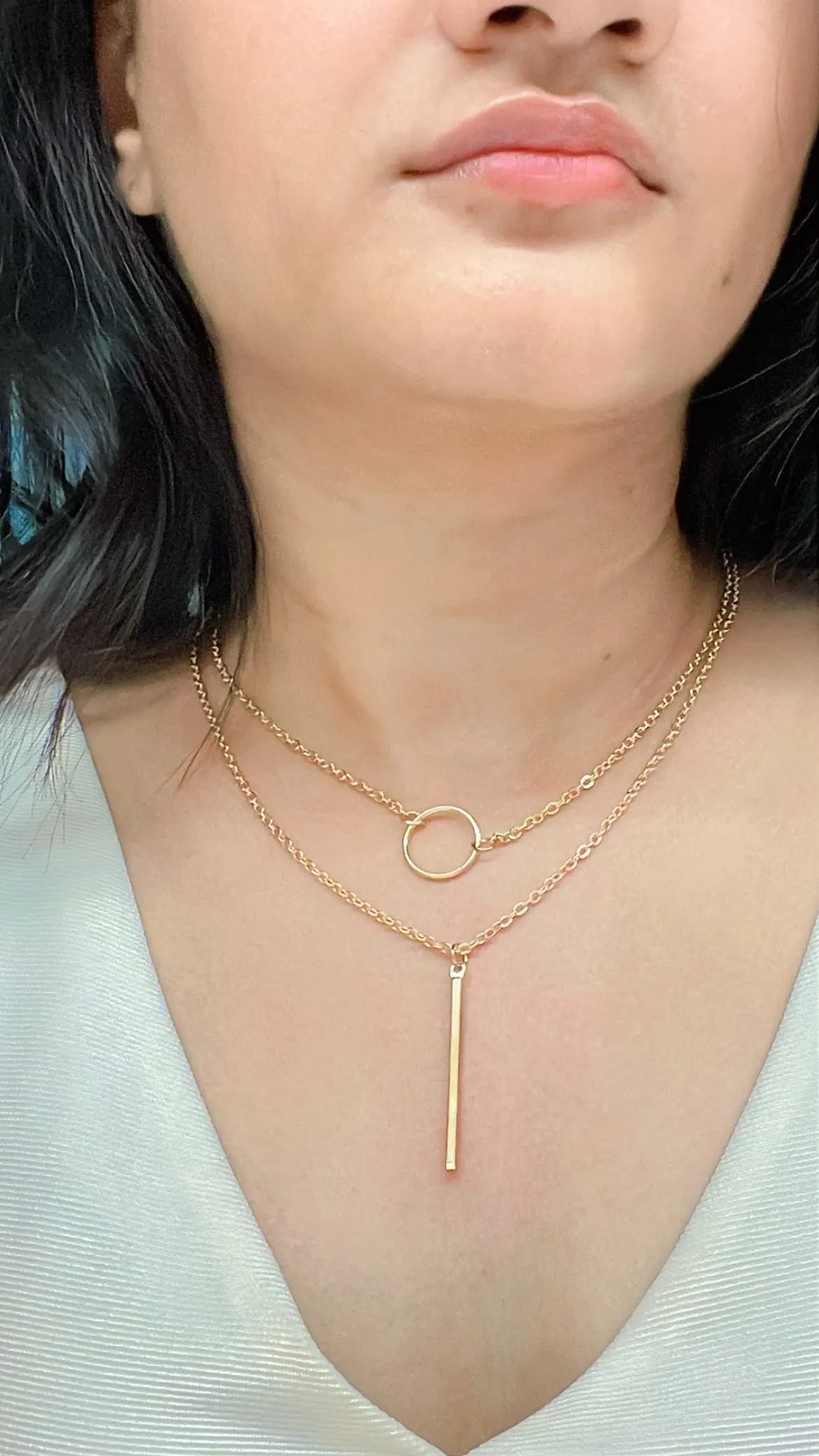 Naomi Double-layered Fashion Necklace
