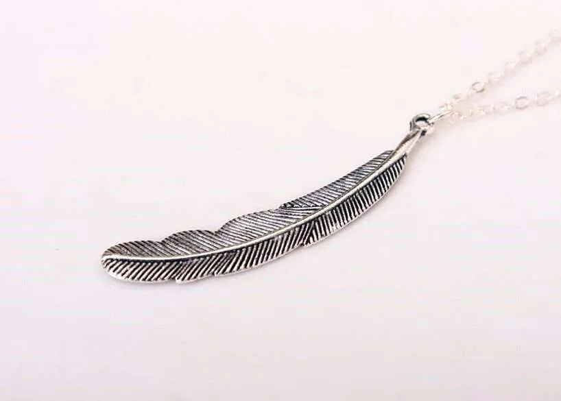 Natural Turquoise Layer Necklace - Triple Layer with Feather Design, 17.5" to 27.5" Lengths