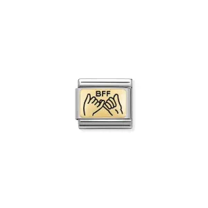 Nomination Composable Link BFF Pinky Promise, 18K Gold