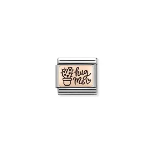 Nomination Composable Link Hug Me Cactus, 9K Rose Gold