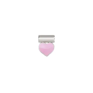 Nomination SeiMia Pendant, Enamel Heart, Silver