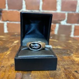NZ Made NEW Sterling Silver fish hook ring