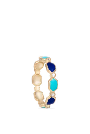 Ocean Shade Enamel Ring