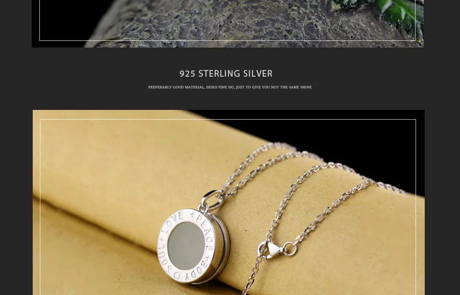 Olivia Charles Fine Jade 925 Peace Pendant