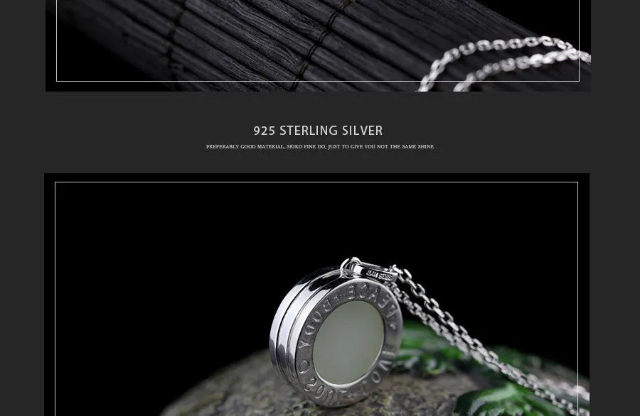 Olivia Charles Fine Jade 925 Peace Pendant