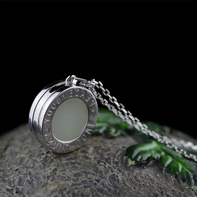 Olivia Charles Fine Jade 925 Peace Pendant