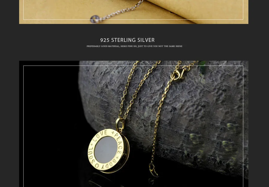 Olivia Charles Fine Jade 925 Peace Pendant