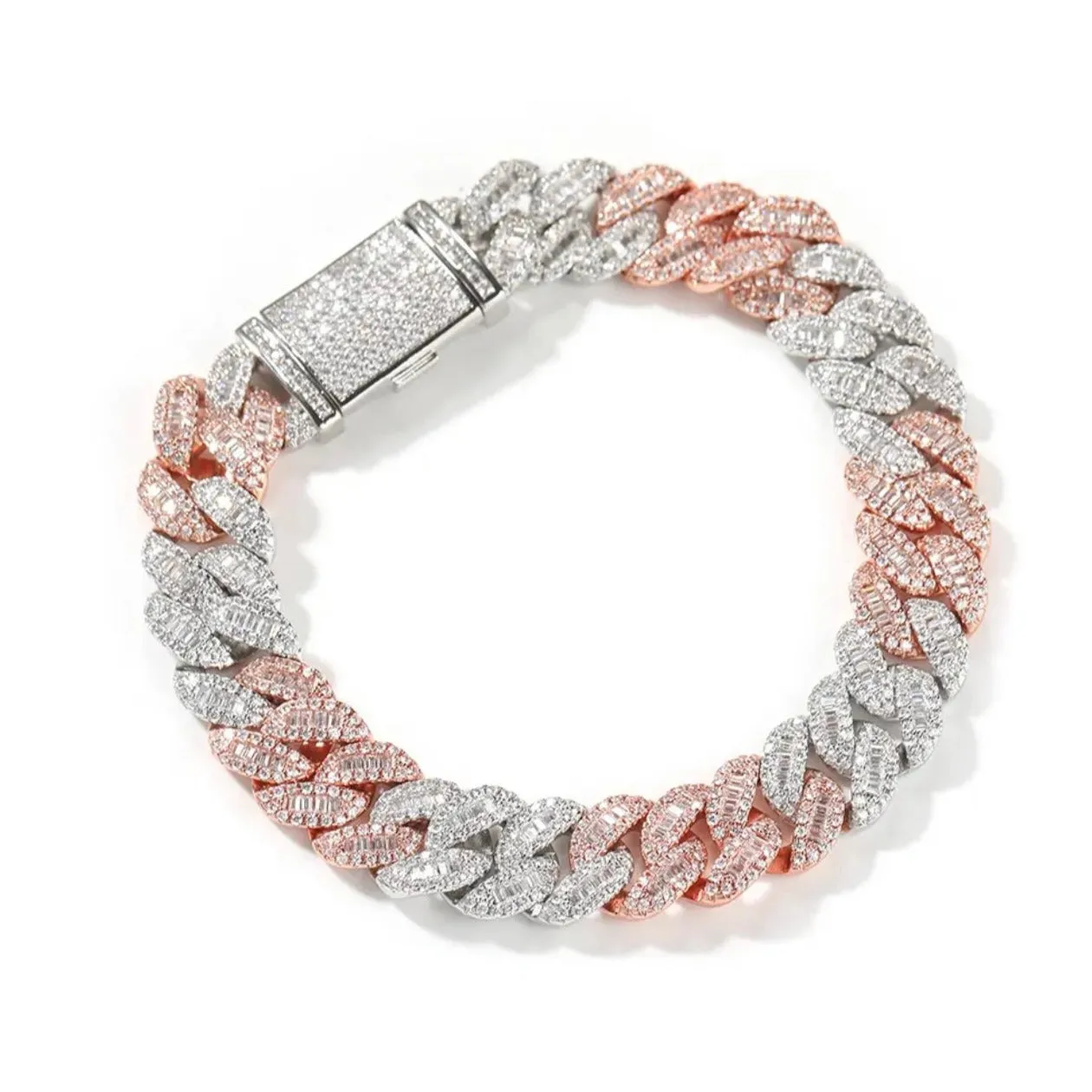 OMBRE CUBAN LINK BRACELET