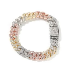 OMBRE CUBAN LINK BRACELET