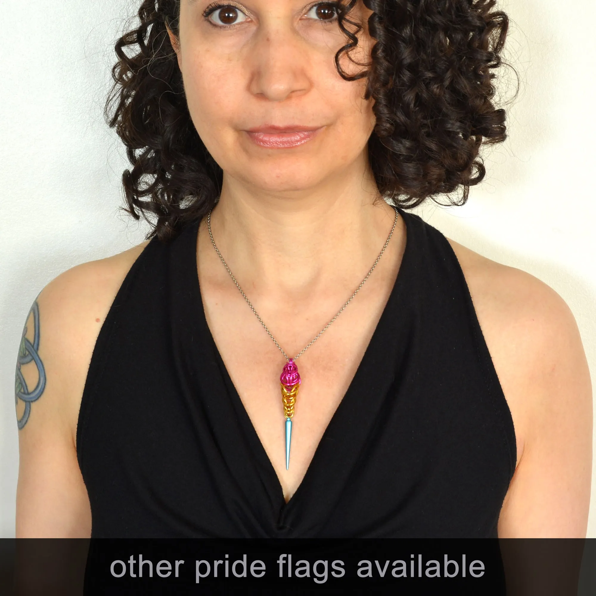 Omnisexual Pride - Spike Pendant