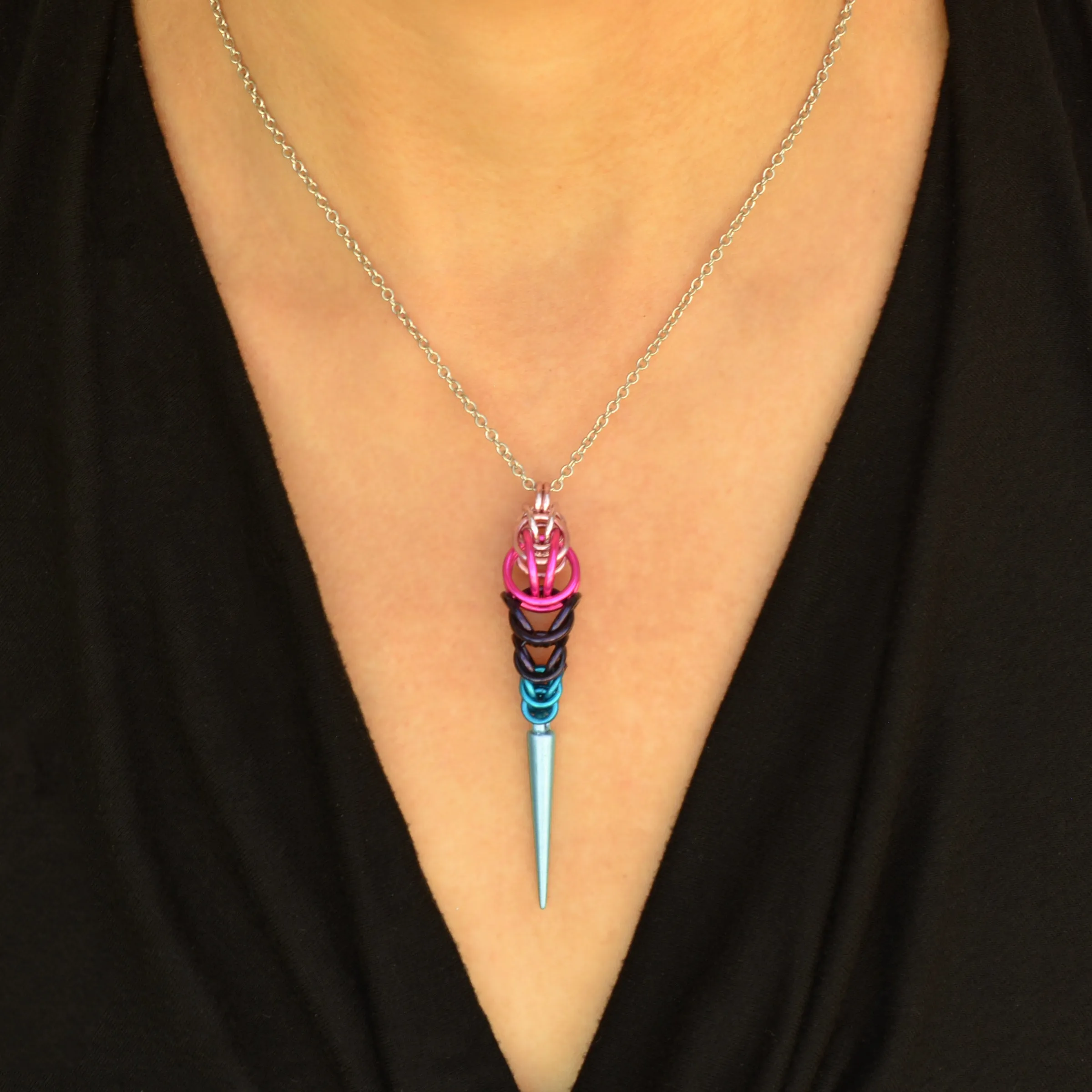 Omnisexual Pride - Spike Pendant