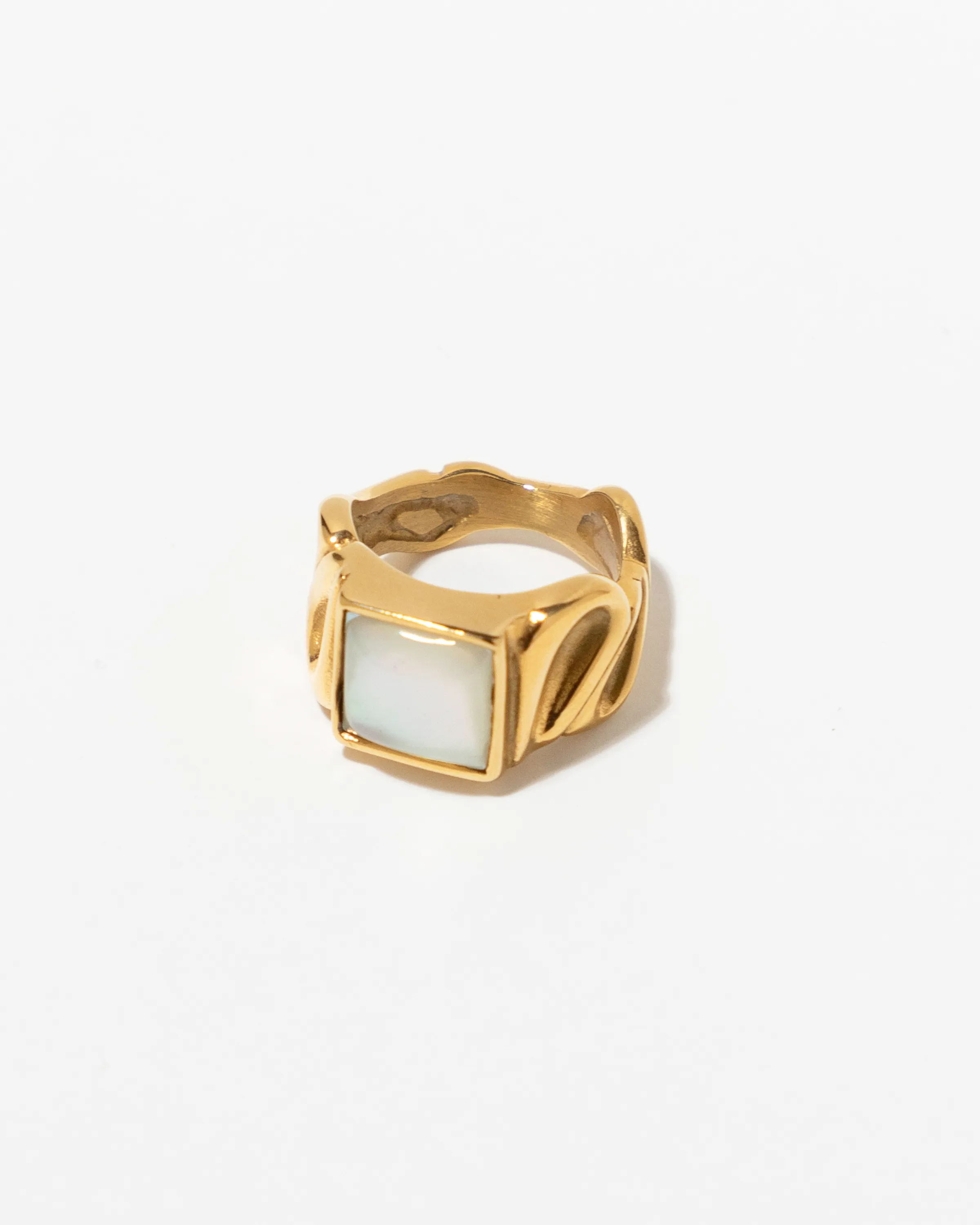 Opal Signet Ring