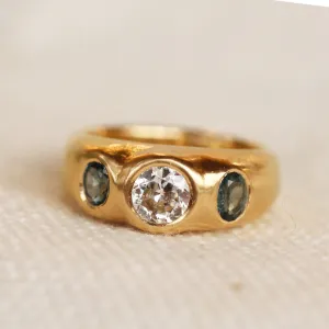 Orion Diamond & Montana Sapphire - One of a Kind