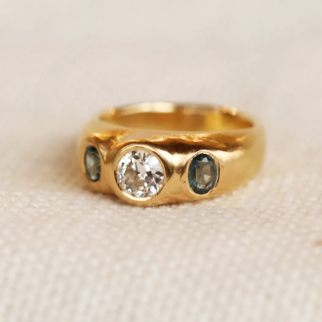 Orion Diamond & Montana Sapphire - One of a Kind