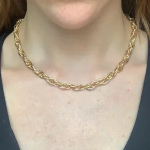 Oval Chain Link Necklace