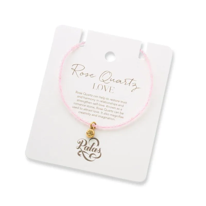 PALAS Rose Quartz Celestial Gem Bracelet