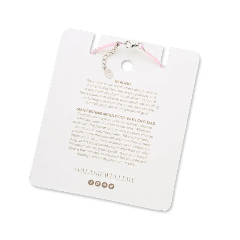 PALAS Rose Quartz Celestial Gem Bracelet
