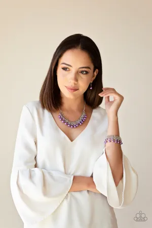 Paparazzi - Duchess Dior - Purple Necklace