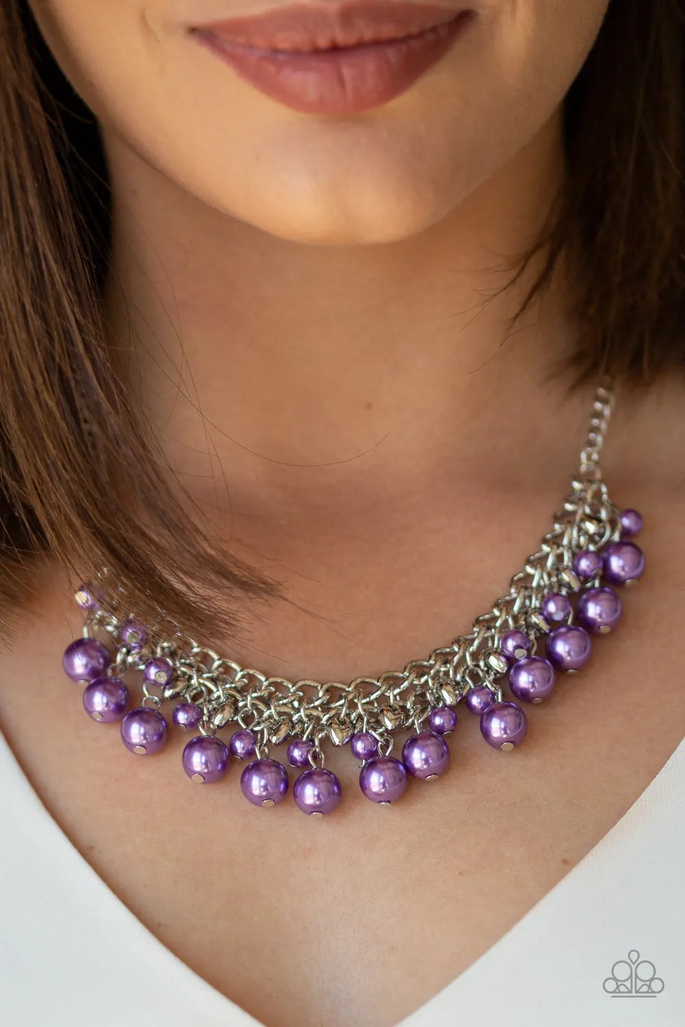 Paparazzi - Duchess Dior - Purple Necklace