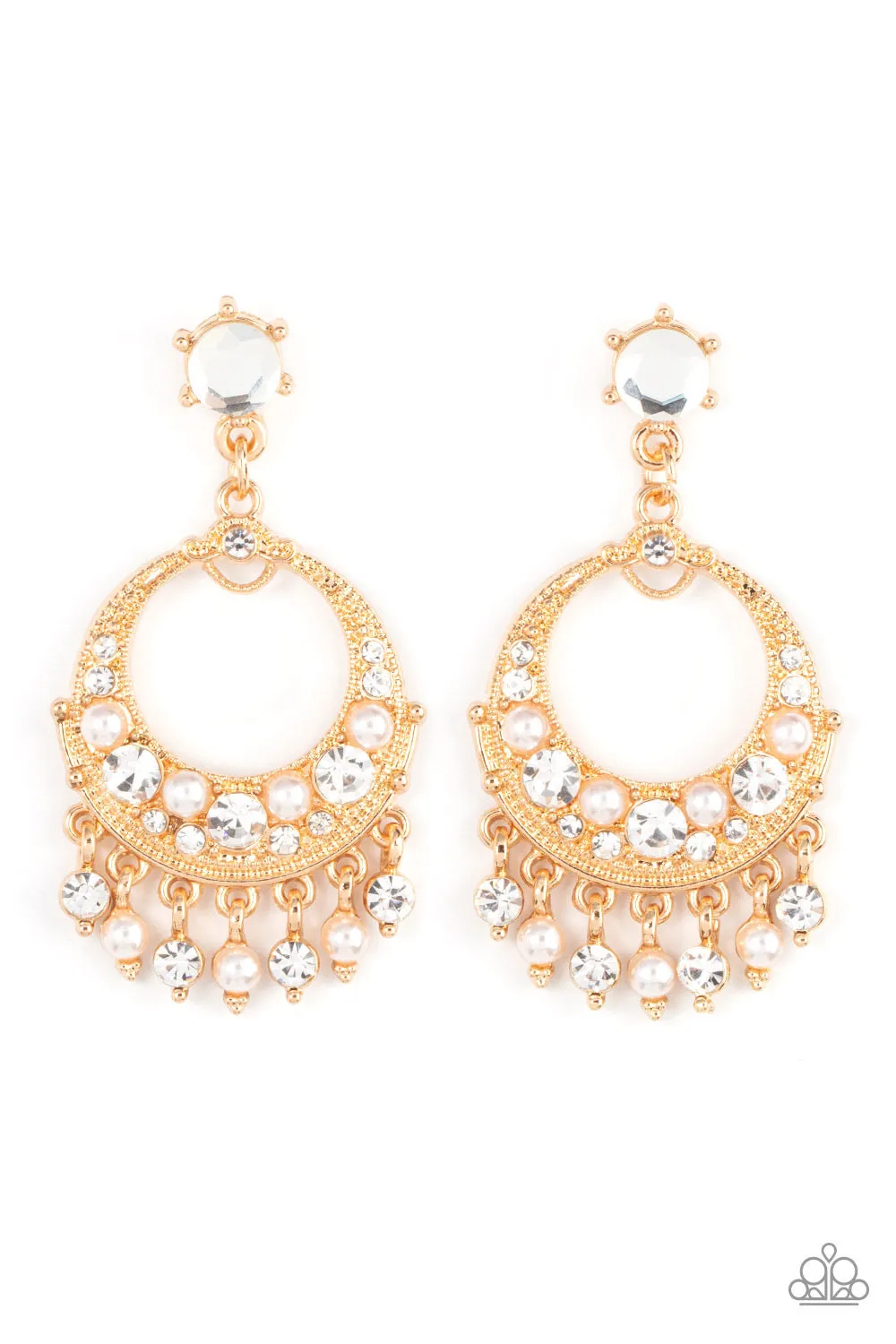 Paparazzi Marrakesh Request - Gold Earrings