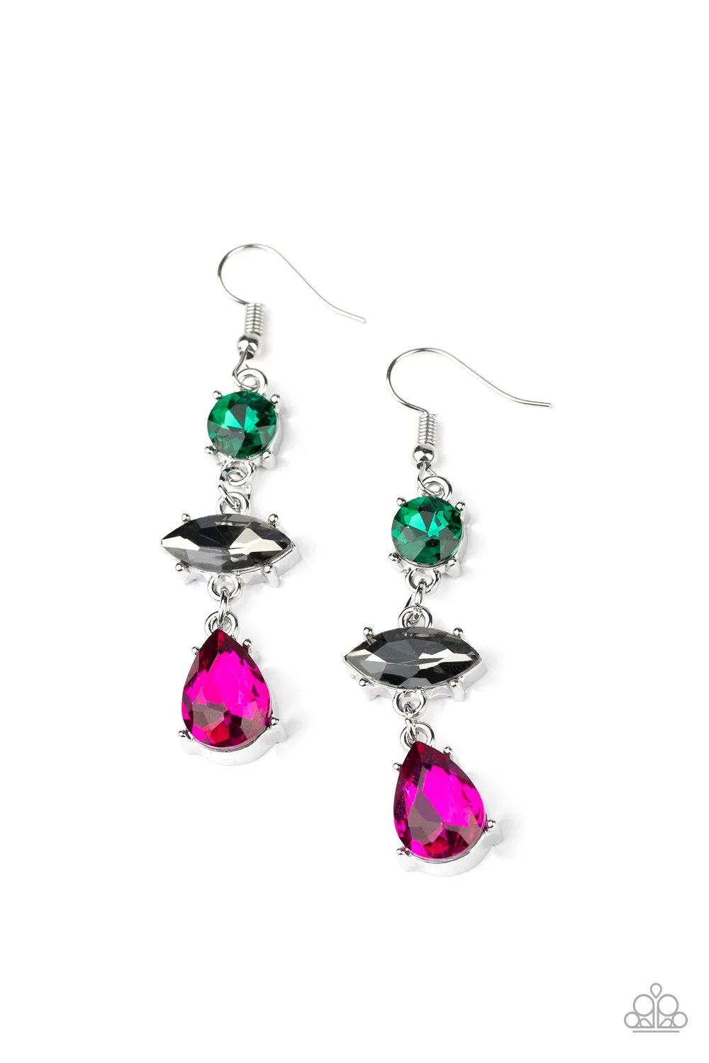 Paparazzi Starlet Twinkle - Multi Earrings
