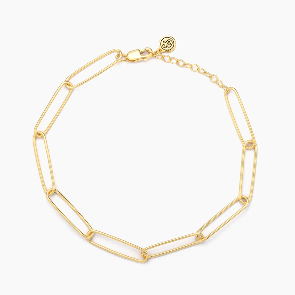 Paperclip Chain Bracelet