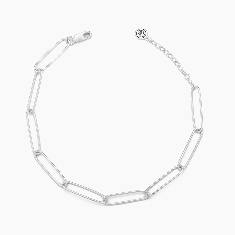 Paperclip Chain Bracelet