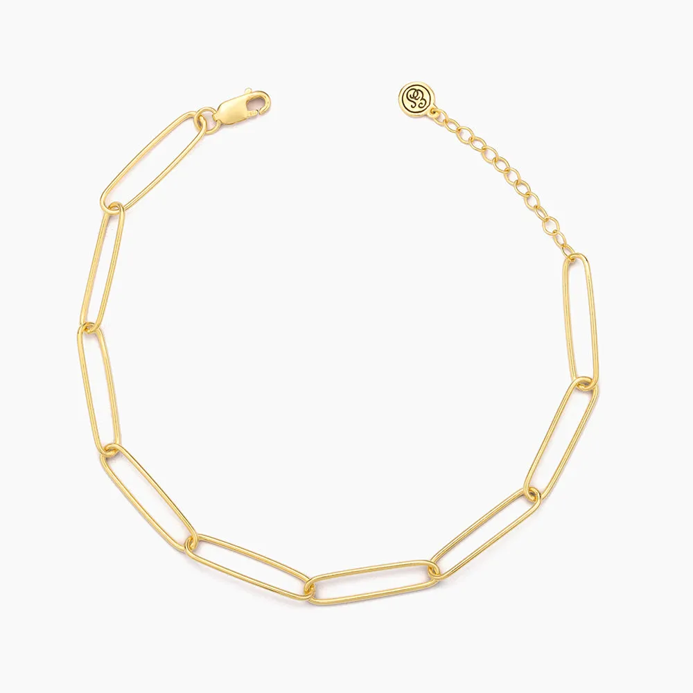 Paperclip Chain Bracelet