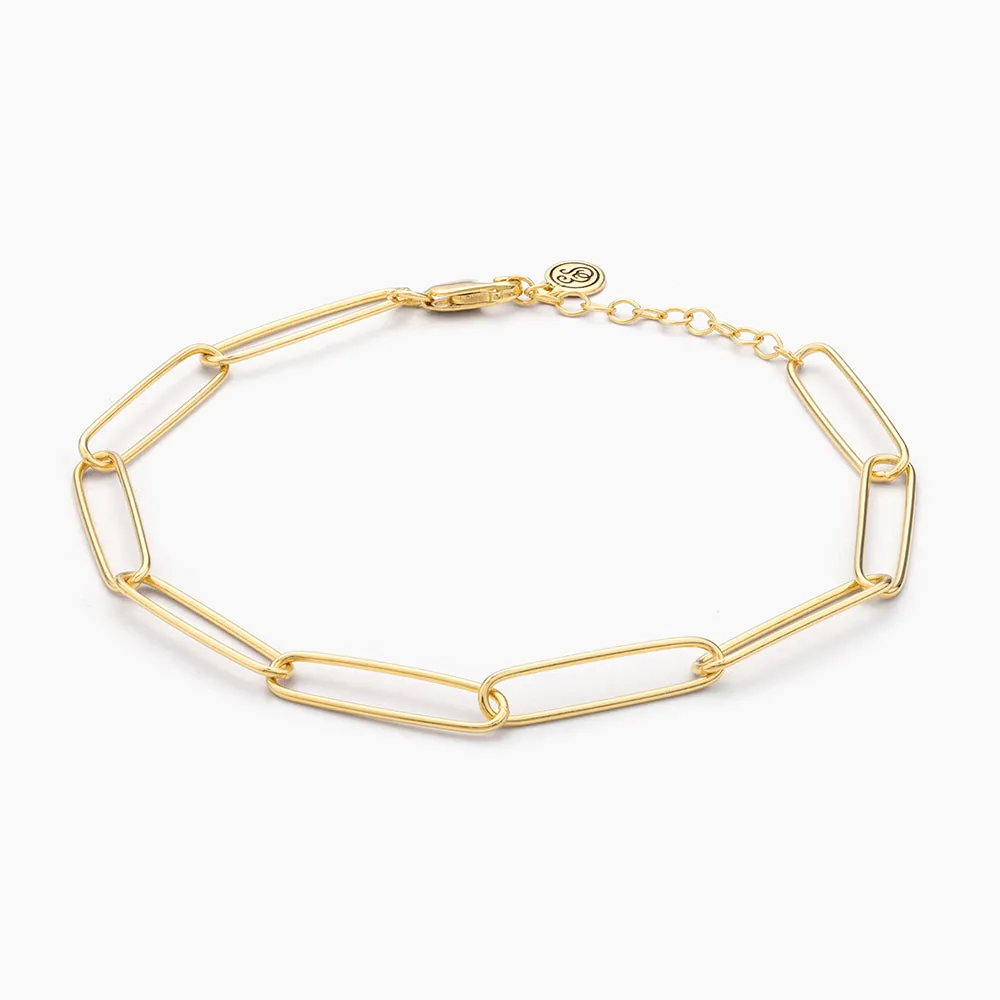 Paperclip Chain Bracelet