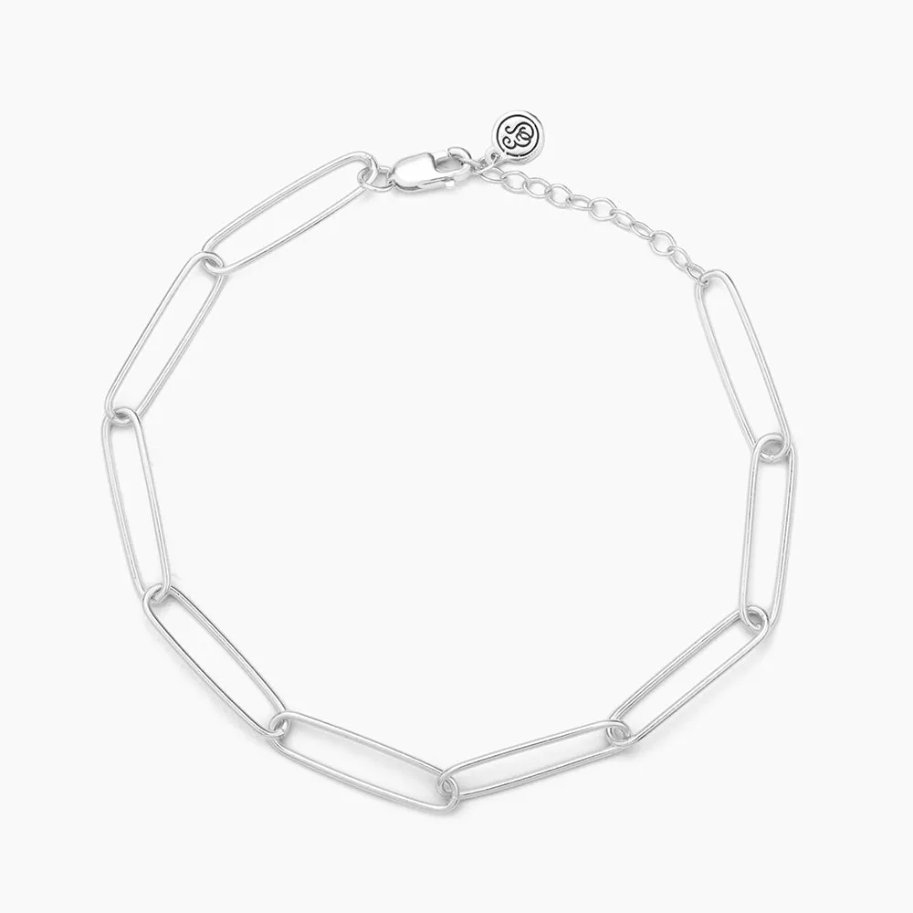 Paperclip Chain Bracelet
