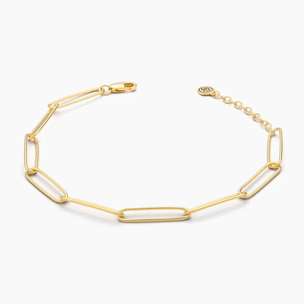 Paperclip Chain Bracelet