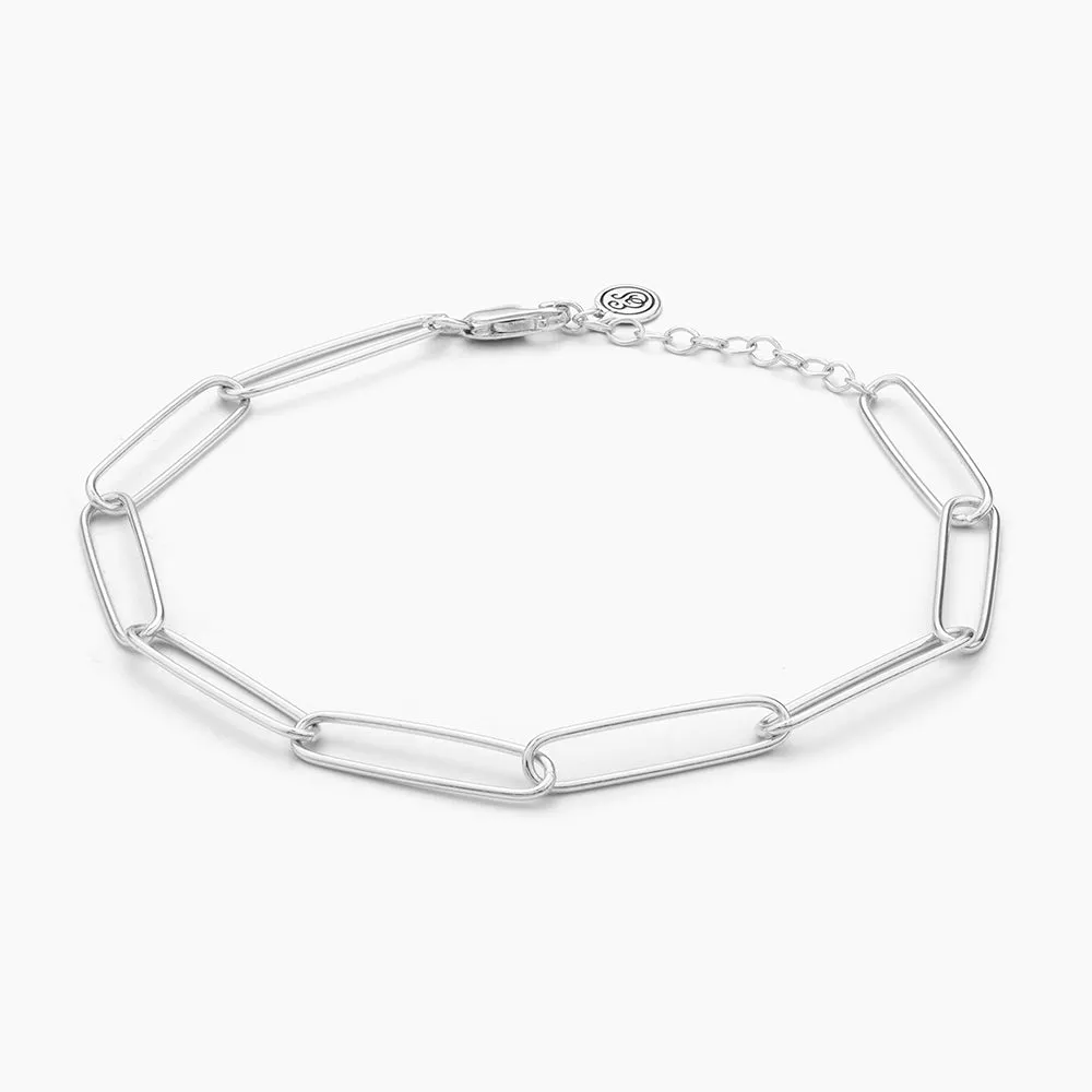 Paperclip Chain Bracelet