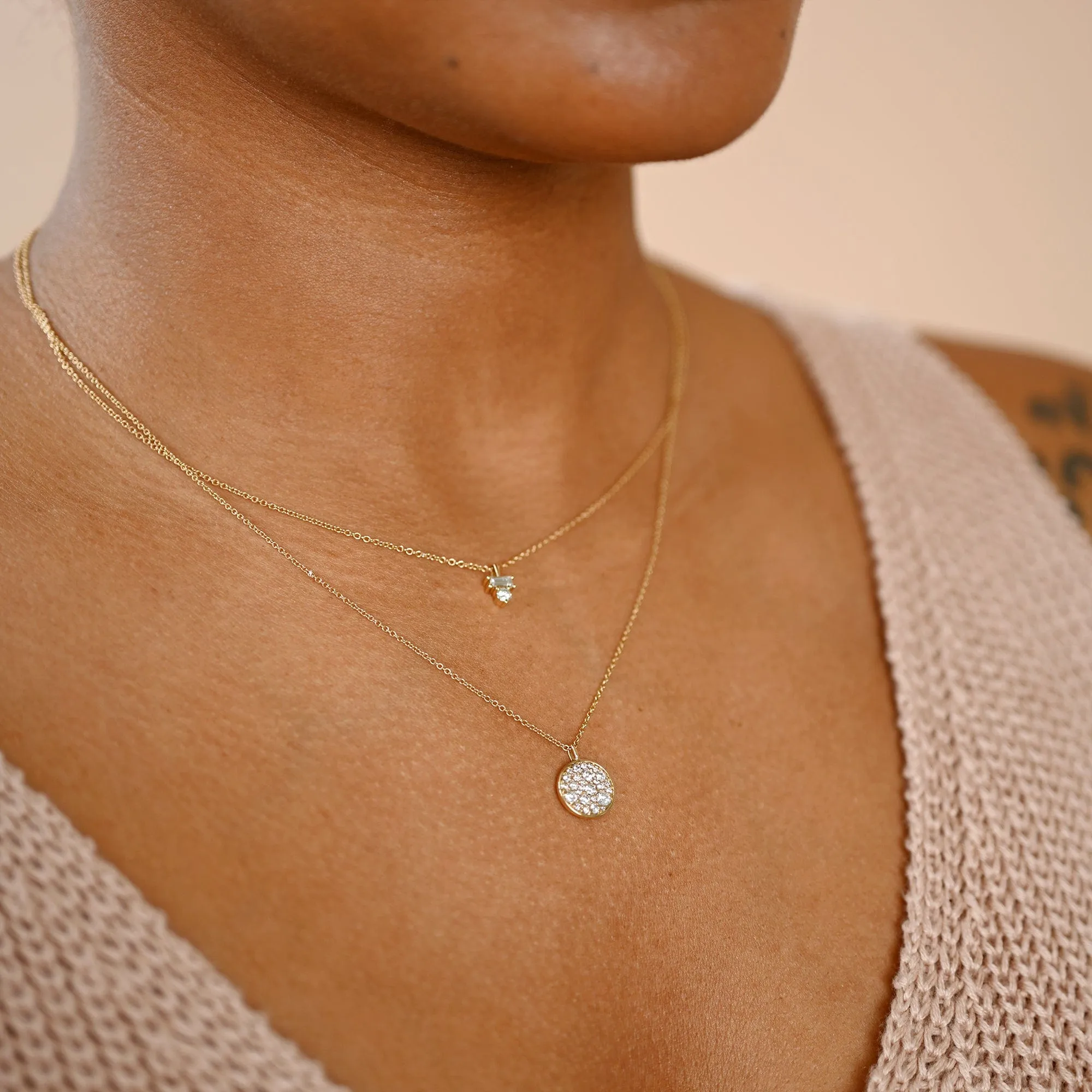 Pavé Diamond Pendant Necklace