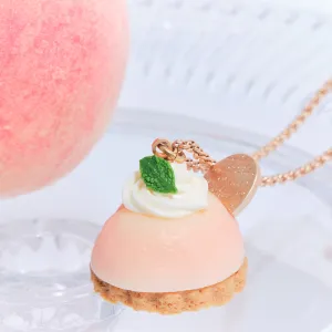 Peach Petit Cake Necklace【Japan Jewelry】