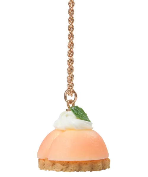 Peach Petit Cake Necklace【Japan Jewelry】