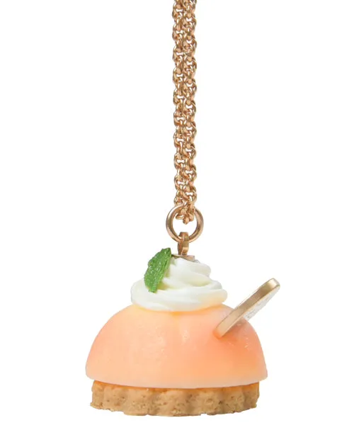 Peach Petit Cake Necklace【Japan Jewelry】