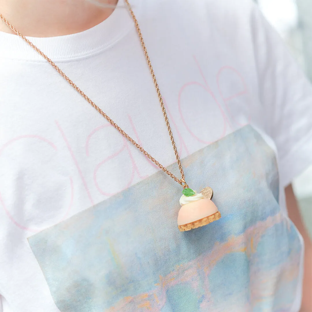 Peach Petit Cake Necklace【Japan Jewelry】