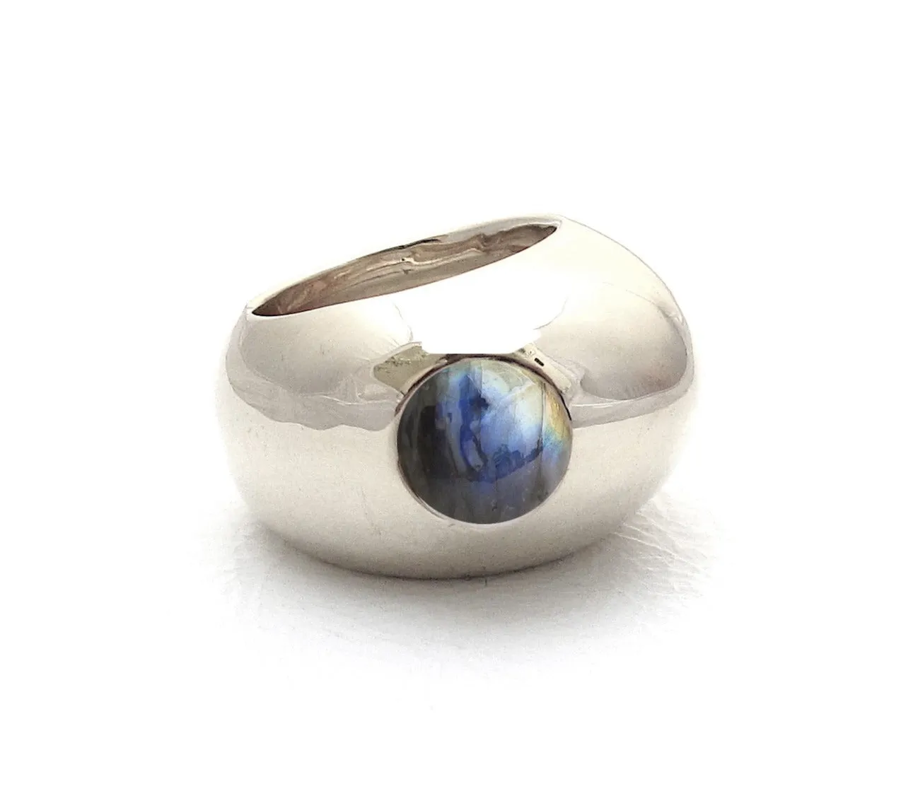 Pebble Labradorite Ring